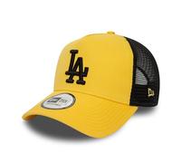New Era Los Angeles Dodgers Berretto da Camionista MLB Cappellino Baseball Tifoso Regolabile Cappello Snapback Giallo LA