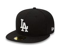 New Era Los Angeles Dodgers cap 59Fifty Basecap Baseball Fitted Kappe MLB Schwarz - 7 3/8-59cm (L)