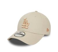 New Era Los Angeles Dodgers MLB Berretto 9Forty Regolabile Cappellino Logo della Squadra Baseball Beige Bronzo