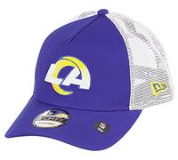 New Era Los Angeles Rams NFL White Mesh Trucker 9Forty A-Frame Trucker cap - One-Size