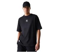 NEW ERA Maglietta nero / bianco, Taglia S