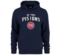 New Era - Maglietta con Logo NBA Detroit Pistons Team - Bianco