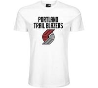 New Era - Maglietta NBA Portland Trail Blazers Team Logo - Bianco
