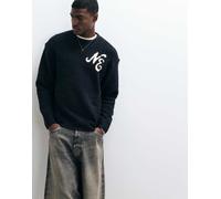 New Era - Maglione lavorato nero con logo 2XL