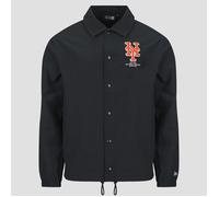 New-Era Mantella MLB COACHES JACKET NEW YORK METS in Nero EU S