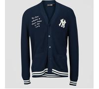 New Era - NY Yankees - Cardigan con bottoni blu navy con scritta stile college L