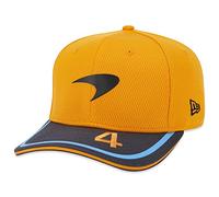 New Era McLaren F1 9Fifty PC LN Driver Snapback Cap, Papaya e blu, M/L