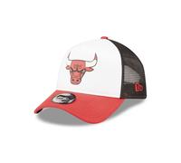 New Era Mens 9Forty Team Color Trucker Cap ~ Chicago Bulls bianco