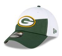 New Era Men's White/Green Green Bay Packers 2023 Sideline 39THIRTY Fle