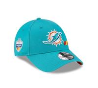 New Era Miami Dolphins Madrid Games 9FORTY - Berretto regolabile, colore: Turchese