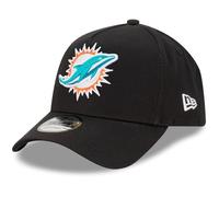New Era Miami Dolphins NFL Evergreen Nero Berretto Regolabile del Modello 9Forty A-Frame