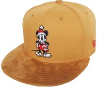 New Era Mickey Mouse Panama Tan Suede Visor Disney Snapback Cap 9fifty 950 Osfa