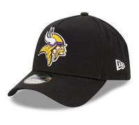 New Era Minnesota Vikings NFL Evergreen Nero Berretto Regolabile del Modello 9Forty A-Frame