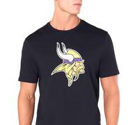 New Era Minnesota Vikings NFL Team Logo Nero Maglietta