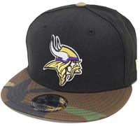 New Era Minnesota Vikings Snapback Cap Black Mimetici 9fifty 950 Osfa Basecap