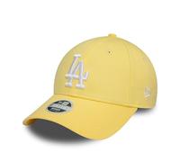 New Era MLB Berretto da Tifoso per Donna Regolabile Logo della Squadra Los Angeles Dodgers Visiera Curva Cappellino Giallo