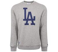 New Era - MLB Crew Sweat LA Dodgers, Felpa Uomo, Grau - Grau, Small