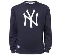 New Era - MLB Crew Sweat NY Yankees, Felpa Uomo, Blu (Navy), 4XL
