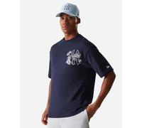 New Era Mlb Floral New York Yankees M - T-shirt - Uomo - Blu Navy XS