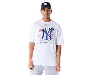 New Era MLB Food Graphic York Yankees Short Sleeve T-Shirt S