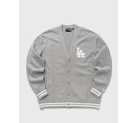 New Era MLB KNIT CARDIGAN LOS ANGELES DODGERS men Pullovers grey in taglia:S