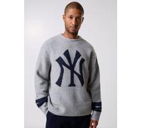 New Era - Mlb Knit Sweater Grigio - Abbigliamento L Grigio