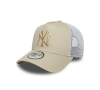New Era - MLB League Essential Trucker Cap New York Yankees - - Accessories - unisex - Beige - ONE SIZE