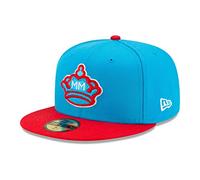 New Era - MLB Miami Marlins 2021 City Connect 59Fifty Fitted Cap colore nero, taglia 7 5/8 (60,6 cm)