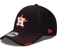 New Era MLB Neo Team Color 39Thirty - Berretto da cappello elasticizzato, Houston Astros, Medium-Large