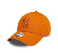 New Era MLB New York Yankees Berretto per Donne e Ragazze Logo tonale Regolabile NY Cappellino Arancione