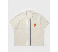New Era MLB PIPING REVERE SHIRT NEW YORK METS men Shortsleeves beige in taglia:XXL