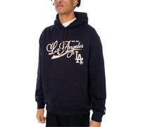 New Era MLB Retro GRPHC OS Hoody LOSDOD NVYWHI Los Angeles Dodgers - Felpa con Cappuccio Maschio,