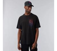 New Era Mlb T-Shirt Oversize New York Yankees Stack Logo Nera L Nero