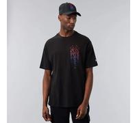 New Era Mlb T-Shirt Oversize New York Yankees Stack Logo Nera S Nero