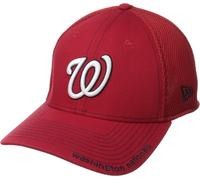 New Era MLB Washington Cittadini Neo Aderente Baseball Cappello, Scarlatto, M/L