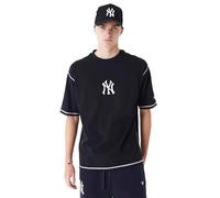 New Era MLB World Series New York Yankees - Maglietta da uomo, Black/Offwhite, S