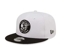 New Era NBA Brooklyn Nets White Crown Team 9FIFTY Snapback cap, Größe:S/M