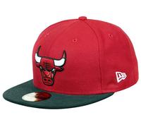 New Era NBA Chicago Bulls Basic Logo Cap 5950 Fitted Team Basecap 6 7/8-7 3/4