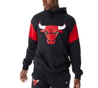 New Era NBA Color Insert OS Hoody CHIBUL BLKFDR Chicago Bulls, Felpa con Cappuccio Maschio,