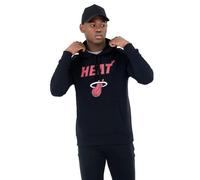 New Era NBA Miami Heat Hoodie Uomo & Donna Nero M