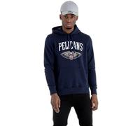 New Era NBA Orleans Pelicans Felpa con Cappuccio Unisex Blu Scuro L