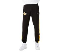 New Era NBA Team Logo Jogger LOSLAK Blk Pantaloni, Nero, L Uomo