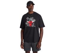 New Era NBA Uomo - Magliette Nero - Taglia M - Jersey di cotone Black M