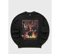New Era NBA WASHED GRPHC OS CREW HOODIE CHICAGO BULLS men Sweatshirts grey in taglia:XL