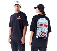 New Era New York City Graphic - Maglietta oversize, colore: Nero, Nero , L
