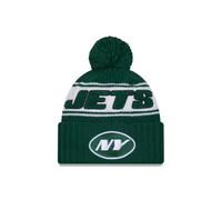 New Era New York Jets NFL 2024 Sideline Sport Knit Verde Berretto con Pompon
