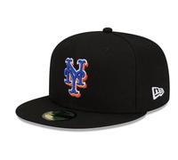 New Era New York Mets Authentic Collection Alternate On-Field 59Fifty - Cappello Aderente da Uomo, Colore: Nero, Nero, 7.5