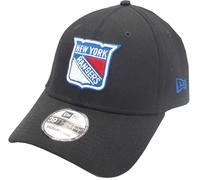 New Era New York Rangers Black Stretch Fit Cap 3930 39thirty Curved Visor S M