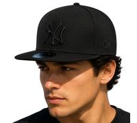 New Era New York Yankees All Black Snapback 9Fifty Cappellino MLB Baseball