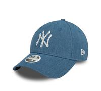 New Era New York Yankees Berretto da Donna Denim Strass Regolabile Cappello Logo della Squadra Blu